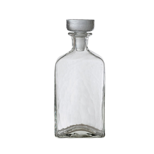 Hammered Glass Decanter, 16oz