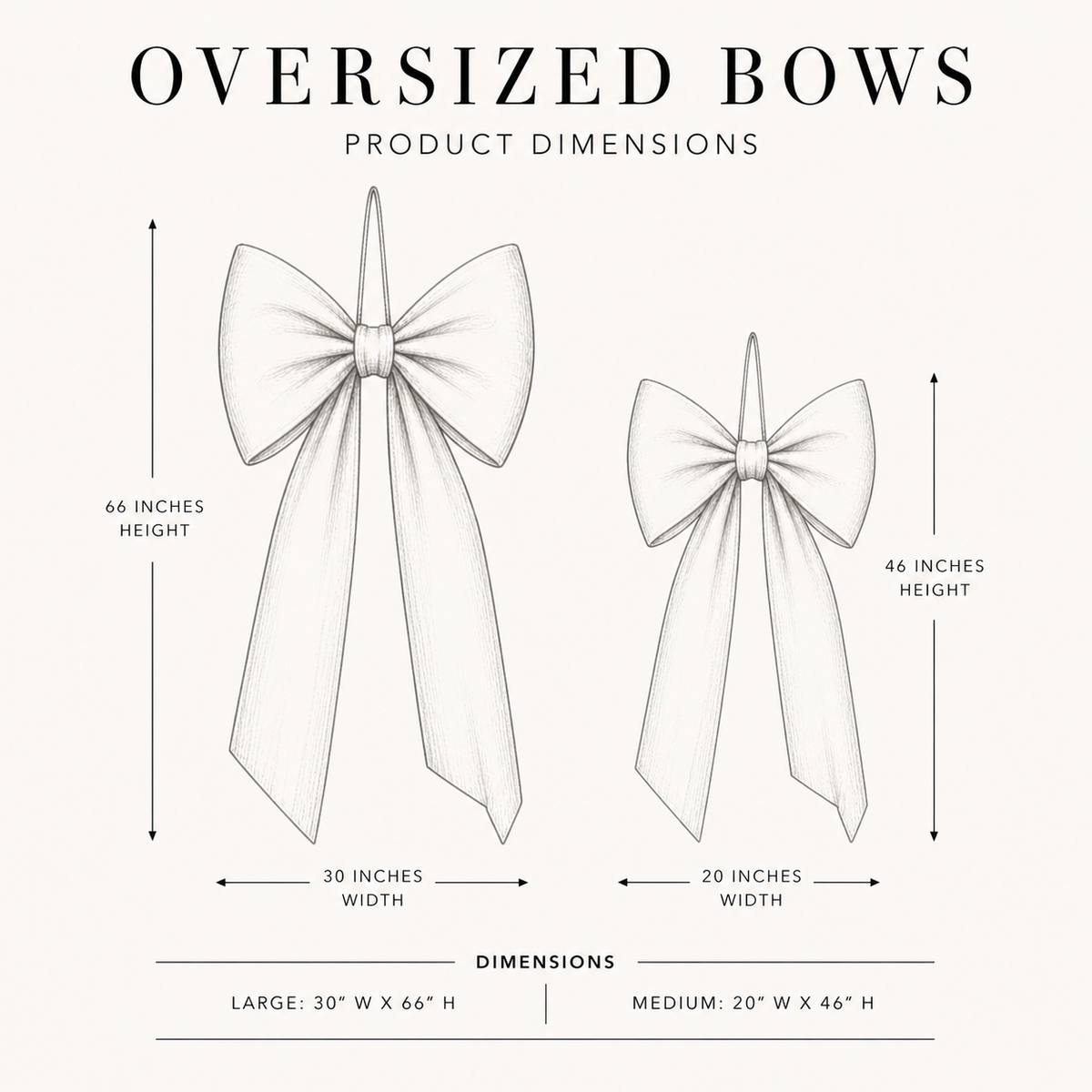 Oversized Plaid Green Bow