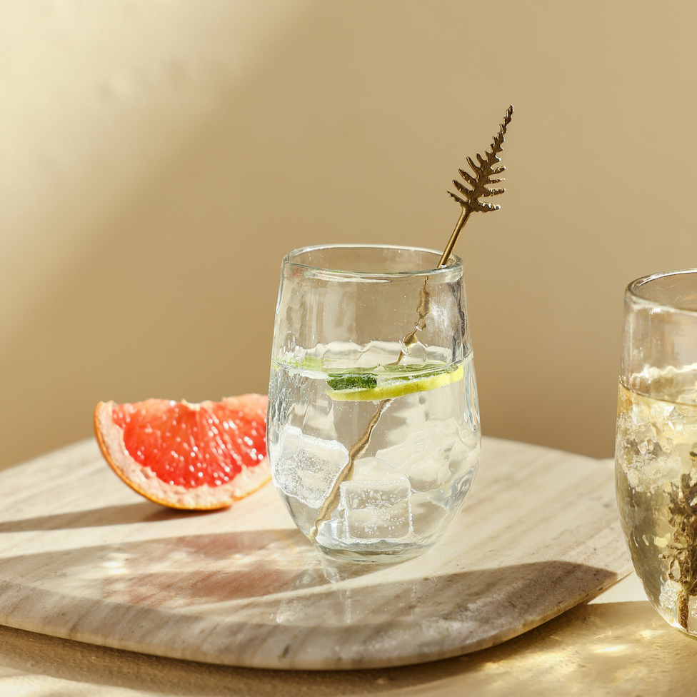 Pebbled Small Glass