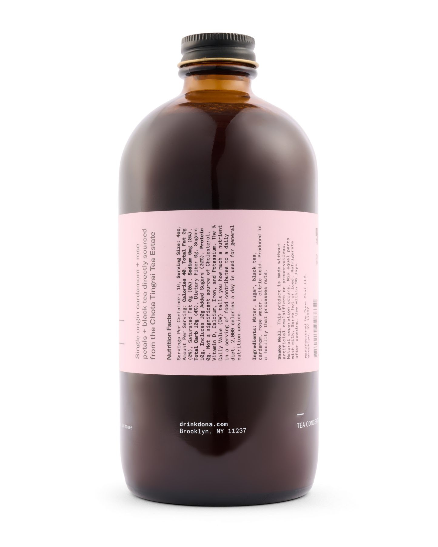 Cardamom Rose Concentrate, 16 oz